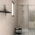 Mist Tortora 25 x 70cm ceramic warm taupe wall tile room setting