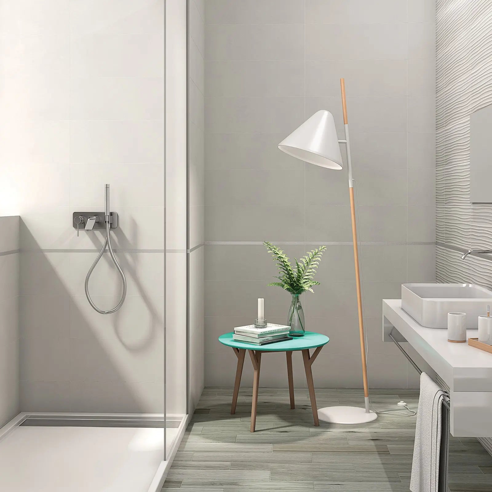 Mist Duna Light 25 x 70cm ceramic dune décor matt tile face