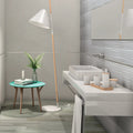 Mist Duna Perla 25 x 70cm ceramic pearl-grey dune décor wall tile room setting