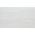 Blaze Ondas Perla 33.5 x 55cm pearl grey wave relief matt ceramic tile face