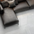 Whitehall Blanco Gloss 90 x 90cm porcelain tile room setting