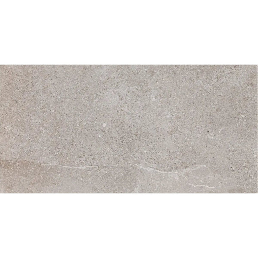 Erding Ash 45 x 90cm porcelain stone effect tile face