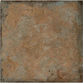 Alloy Copper Matt 60x60cm metal effect porcelain tile face detail