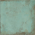 Alloy Mint Matt 60x60cm pale green metal effect porcelain tile face detail