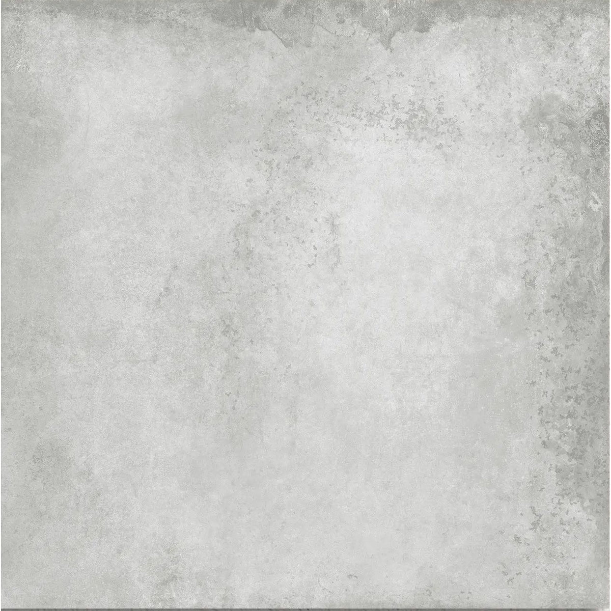Alloy Pearl Matt 60x60cm pale metal effect porcelain tile face detail