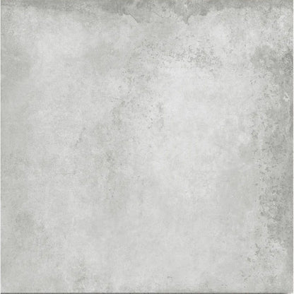 Alloy Pearl Matt 60x60cm pale metal effect porcelain tile face detail