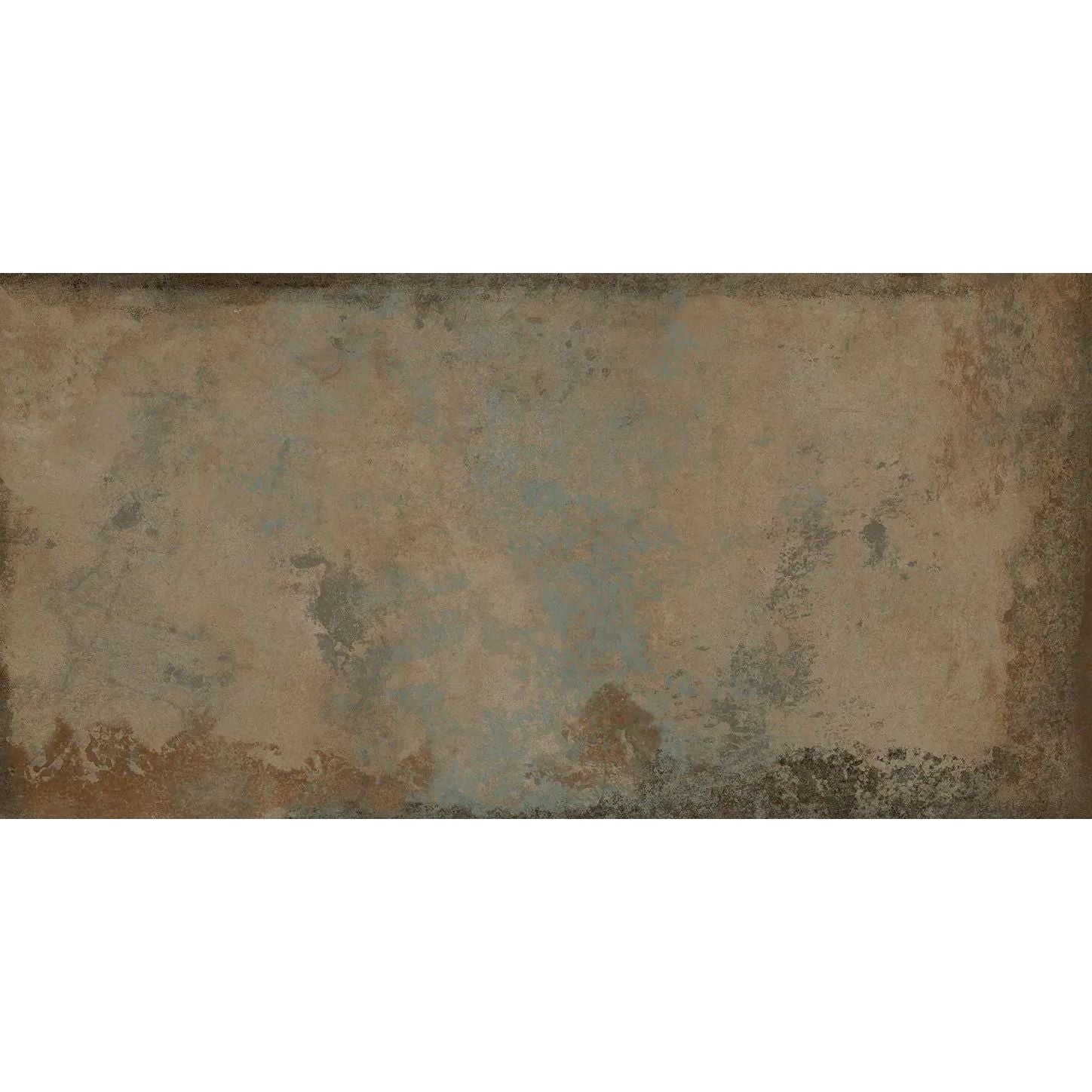 Alloy Copper Semi Polished 60x120cm metal effect porcelain tile face detail