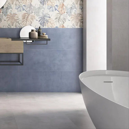 Eleganza Perla 60 x 60cm porcelain matt tile room setting