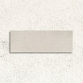 Serene Marfil Décor 30 x 90cm glazed ceramic fluted stone effect feature tile face