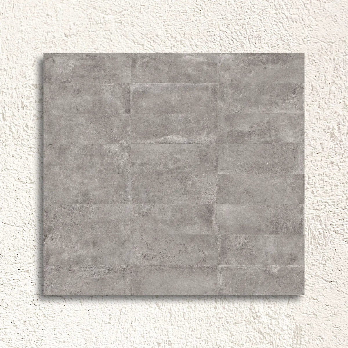 Mayfair Ash 30 x 90cm glazed ceramic tile room setting