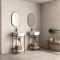 Mayfair Bone 30 x 90cm glazed ceramic tile room setting