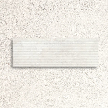 Mayfair Bone Décor 30 x 90cm glazed ceramic relief wall tile