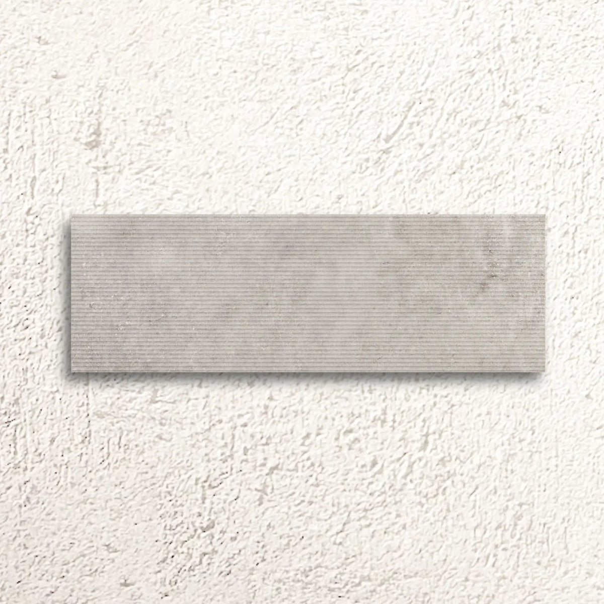 Mayfair Ash Décor 30 x 90cm glazed ceramic relief wall tile face