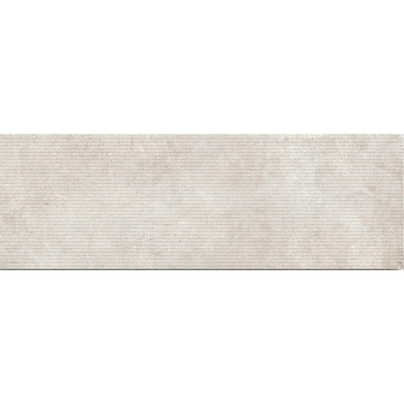 Mayfair Beige Décor 30 x 90cm glazed ceramic relief wall tile face