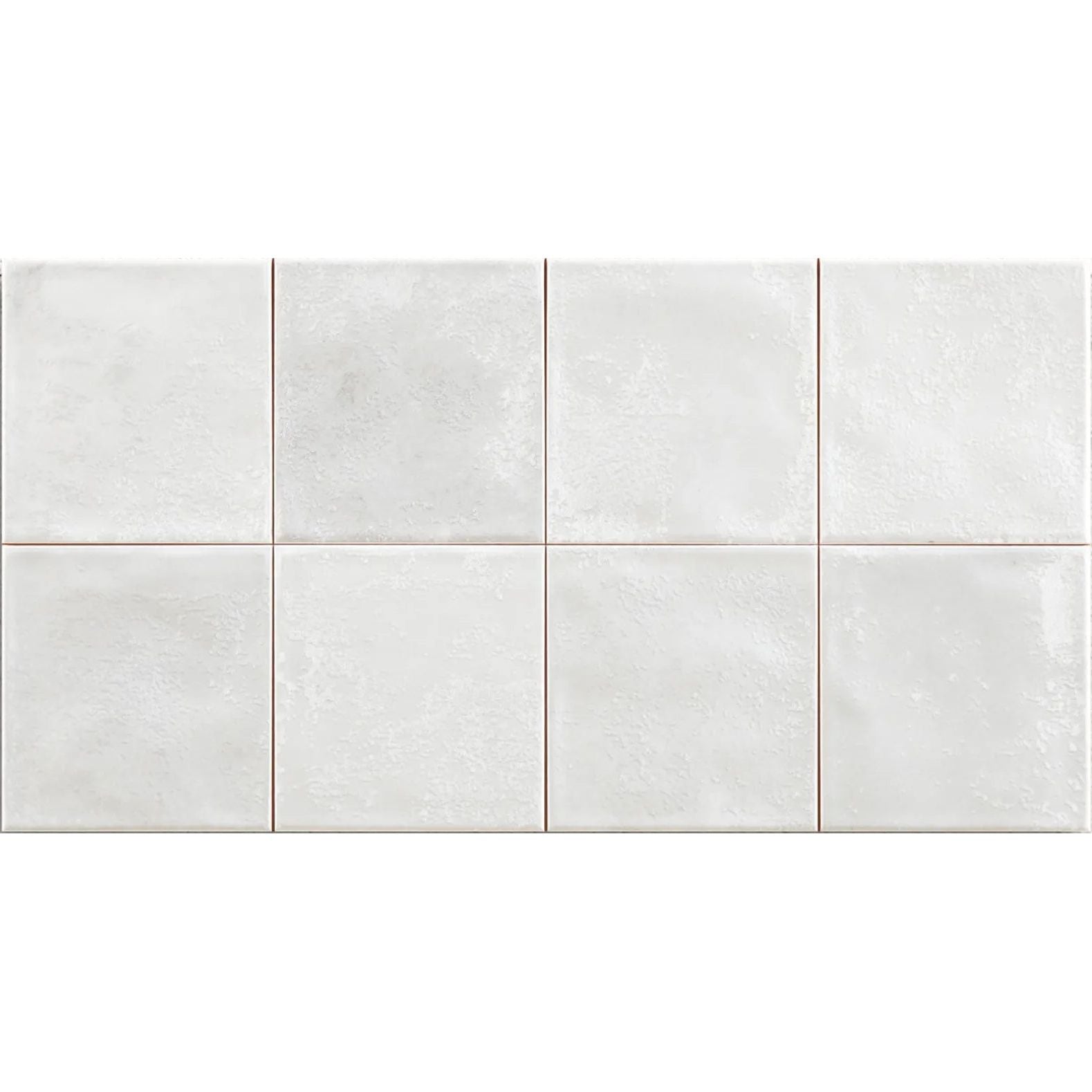 Adonara Ice gloss ceramic decorative wall tile 31.6 x 60cm, luminous white face detail