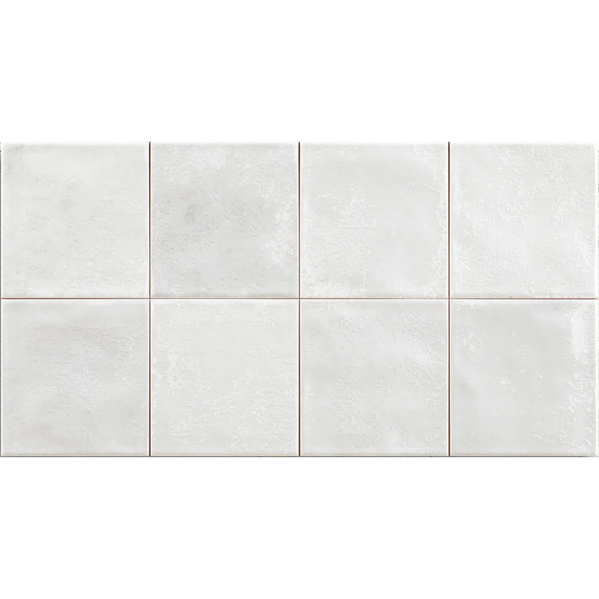 
Adonara Ice gloss ceramic decorative wall tile 31.6 x 60cm, luminous white face detail