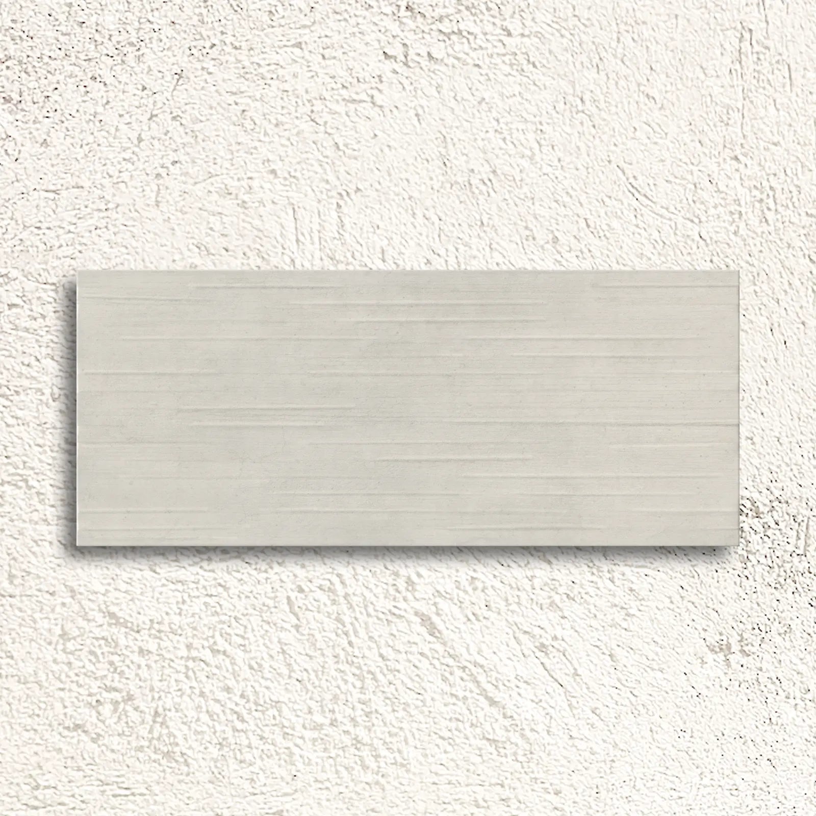 Hannover Grey Relieve Décor 25 x 60cm matt textured ceramic wall tile face