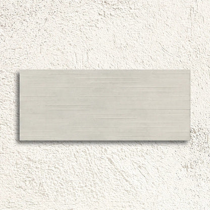 Hannover Grey Relieve Décor 25 x 60cm matt textured ceramic wall tile face