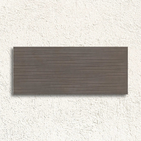 Hannover Antracita Relieve Décor 25 x 60cm Ceramic Tile - alternate view