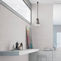 Light Stone White 30 x 90cm ceramic stone effect tile room setting