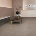Light Stone Taupe 30 x 90cm ceramic stone effect tile room setting