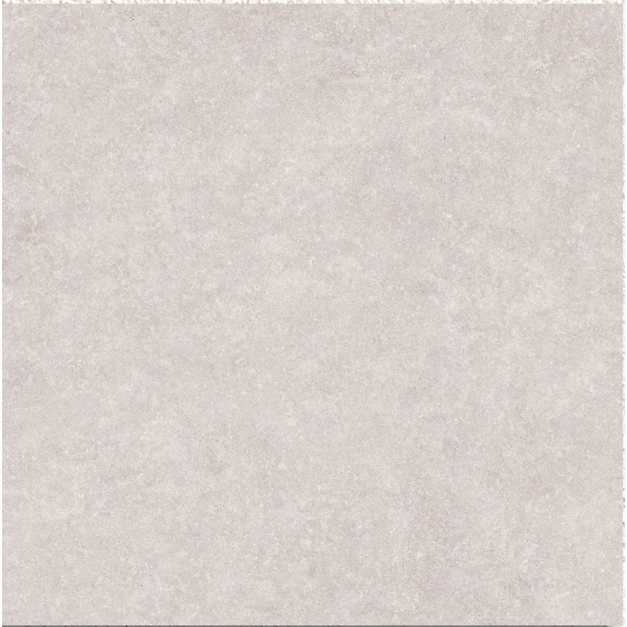 Light Stone White Floor 60 x 60cm porcelain stone effect tile face