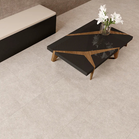 Light Stone Beige Floor 60 x 60cm Porcelain Tile