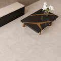 Light Stone Beige Floor 60 x 60cm porcelain stone effect tile room setting