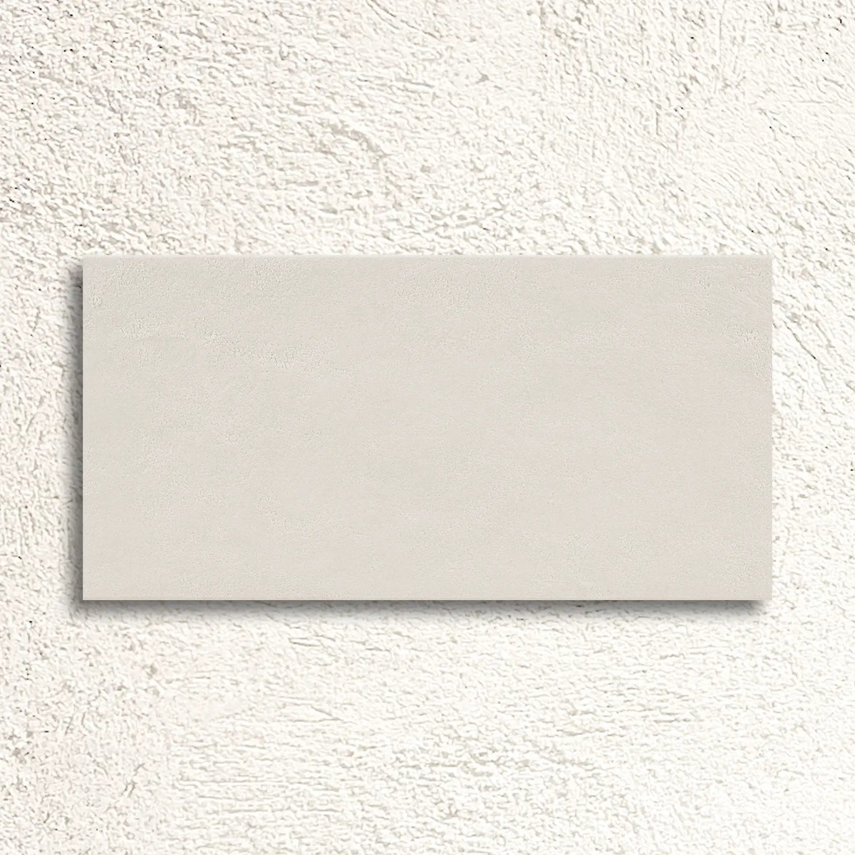 Wave Snow 30 x 60cm glazed ceramic concrete effect tile face