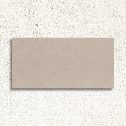Wave Tortora 30 x 60cm glazed ceramic concrete effect tile face