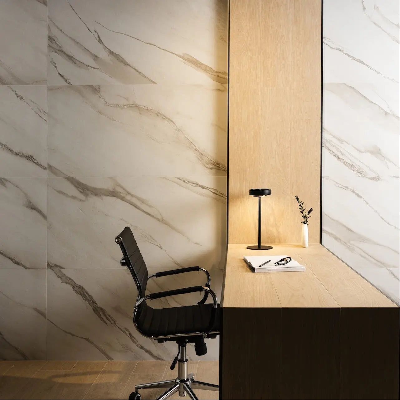 Apollo Cloud Artech matt porcelain tiles styled in a luxury bathroom