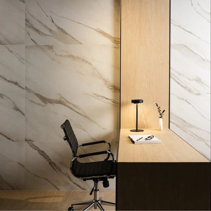 Apollo Cloud Artech matt porcelain tiles styled in a luxury bathroom