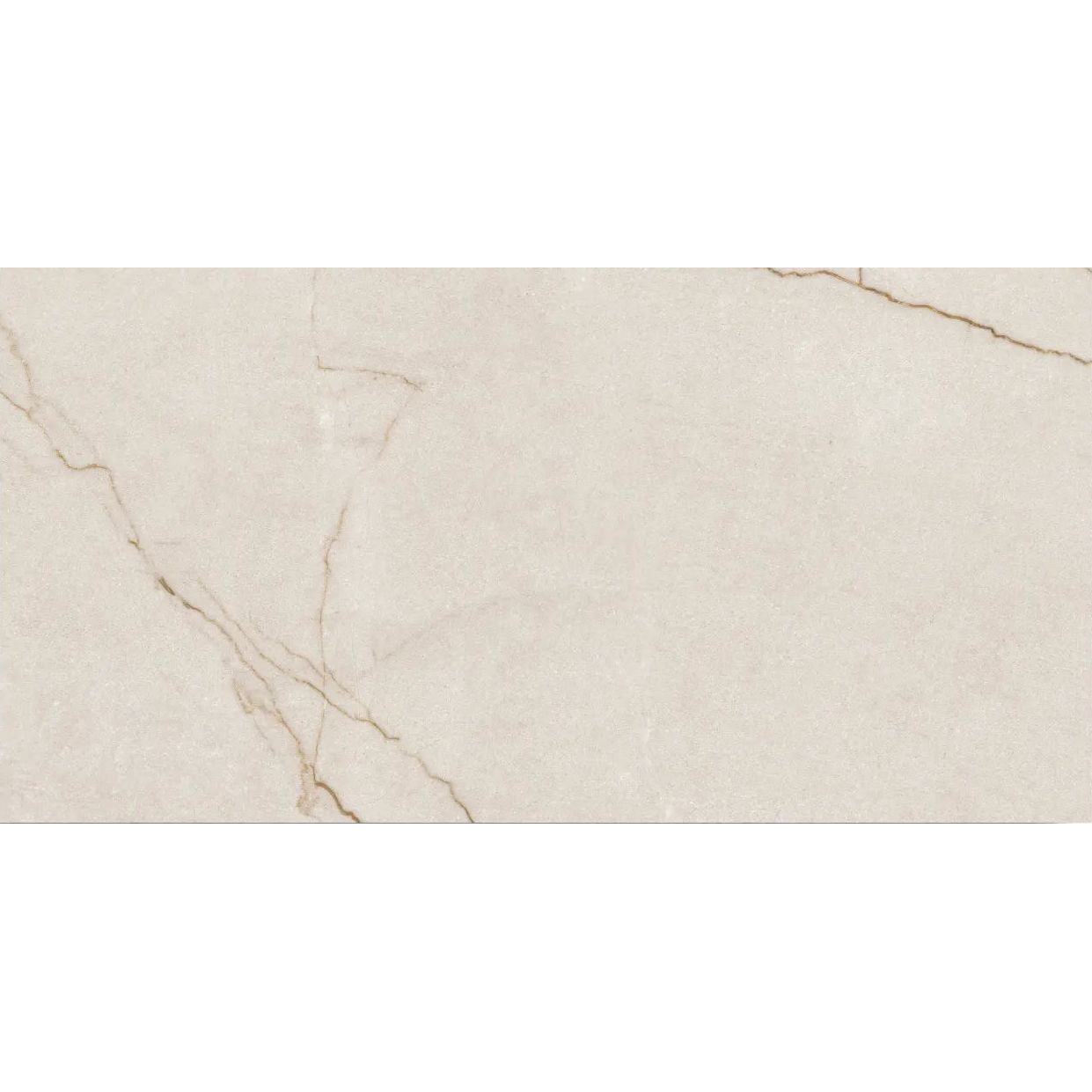 Alba Parchment Artech matt porcelain marble effect tile 60 x 120cm face detail in creamy parchment