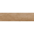 Terra Clay matt porcelain zellige-look wall and floor tile, 6 x 24.6cm, tile face