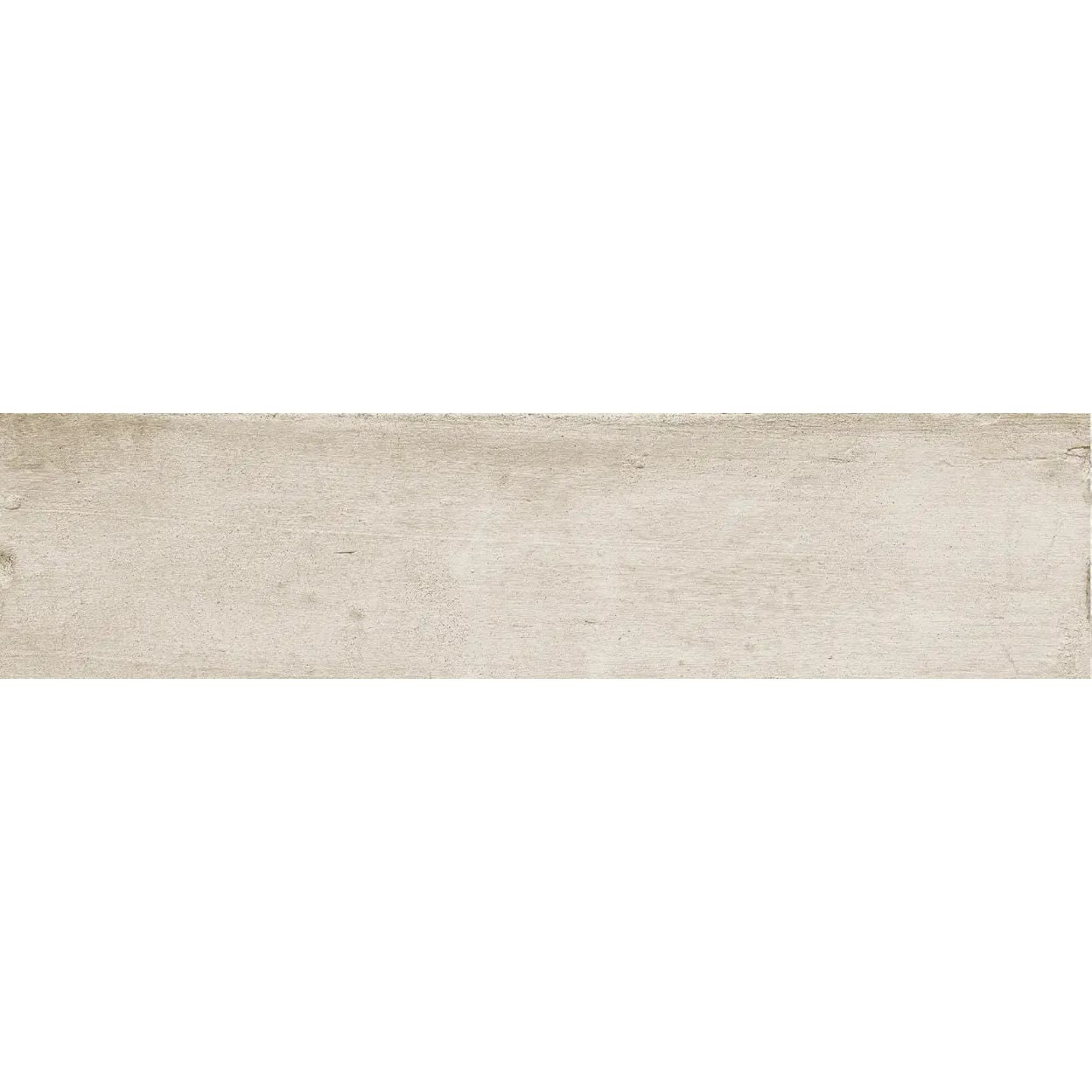 Terra Bone matt porcelain zellige-look wall and floor tile, 6 x 24.6cm, tile face