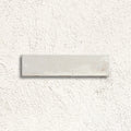 Bali White 7.5 x 30cm glazed ceramic zellige tile face