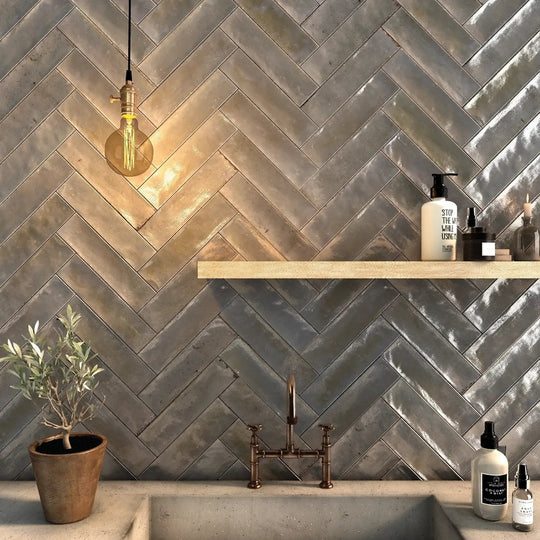 Bali Grey 7.5 x 30cm Ceramic Tile