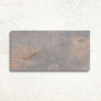 Cove Grey 30 x 60cm porcelain stone-effect tile face