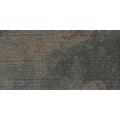 Cove Anthracite Décor 30 x 60cm Porcelain Tile – thumbnail 2