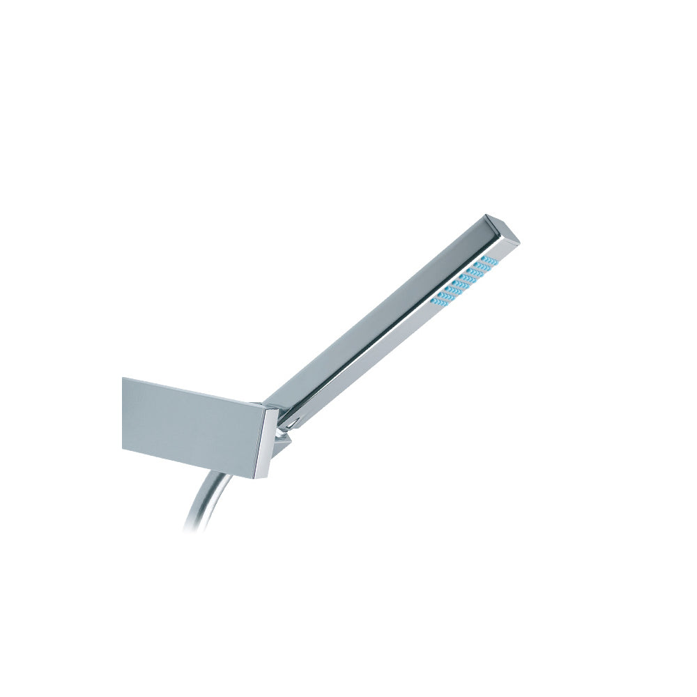 Kuatro Handset. Metalux Hose & Bracket in Chrome - Origins Living