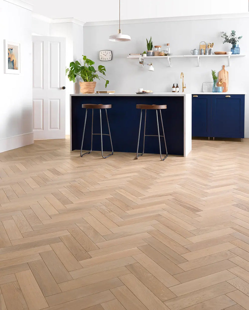 Goodrich Ecru oak flooring stocked by Hyperion Tiles