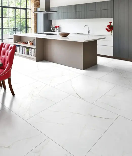 Sculpture Grande Porcelain Oro kitchen floor tiles from Hyperion Tiles