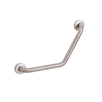 G Pro Angled Grab Bar in Brushed Stainless Steel - Origins Living