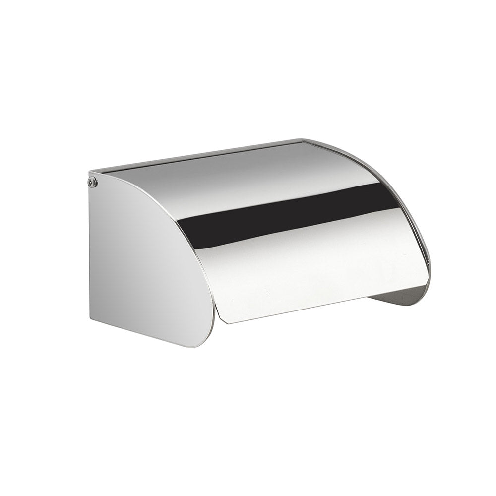 G Pro Toilet Roll Holder with Flap in Chrome - Origins Living