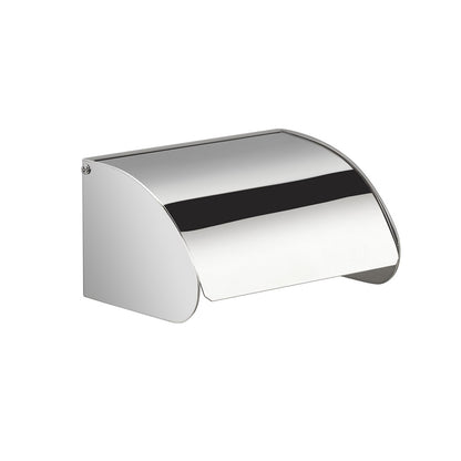 G Pro Toilet Roll Holder with Flap in Chrome - Origins Living