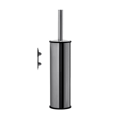 G Pro Metal Toilet Brush Wall Mounted in Chrome - Origins Living