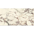 Novara Viola marble effect porcelain tile face detail