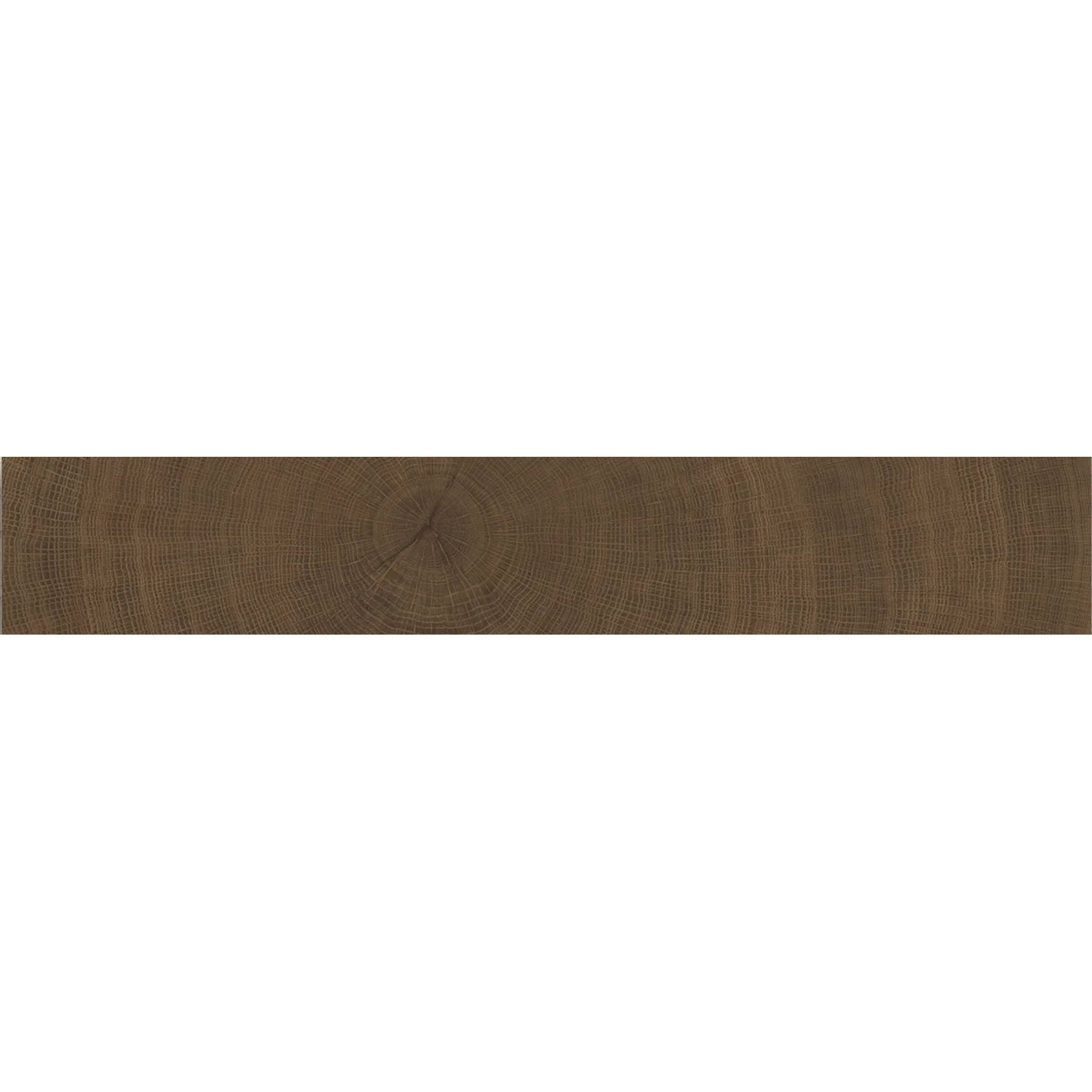 Fraser Espresso deep, cocoa-dark wood-effect matt porcelain plank tile in 20x120cm format for floors and walls