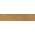 Fraser Walnut rich, caramel-brown wood-effect matt porcelain plank tile in 20x120cm format for floors and walls