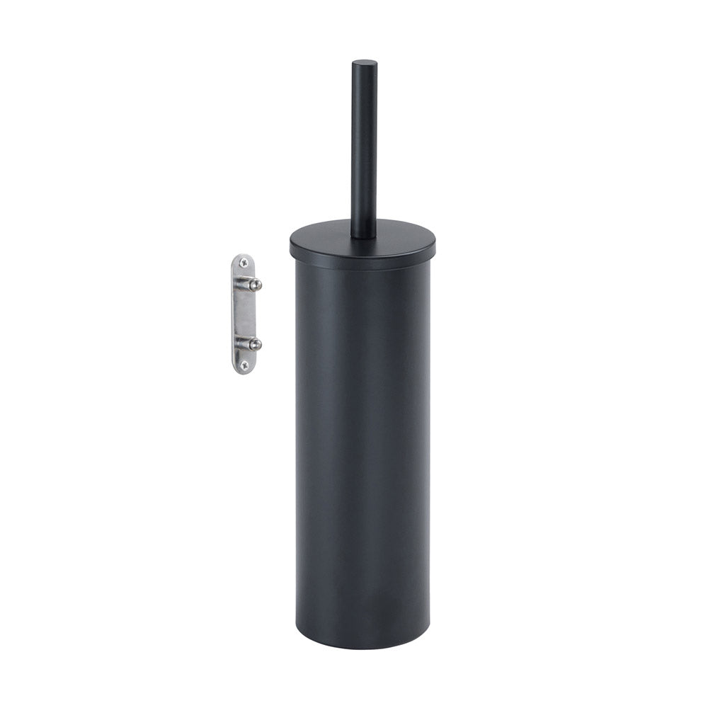 Flip Toilet Brush Wall Mounted in Matt Black - Origins Living